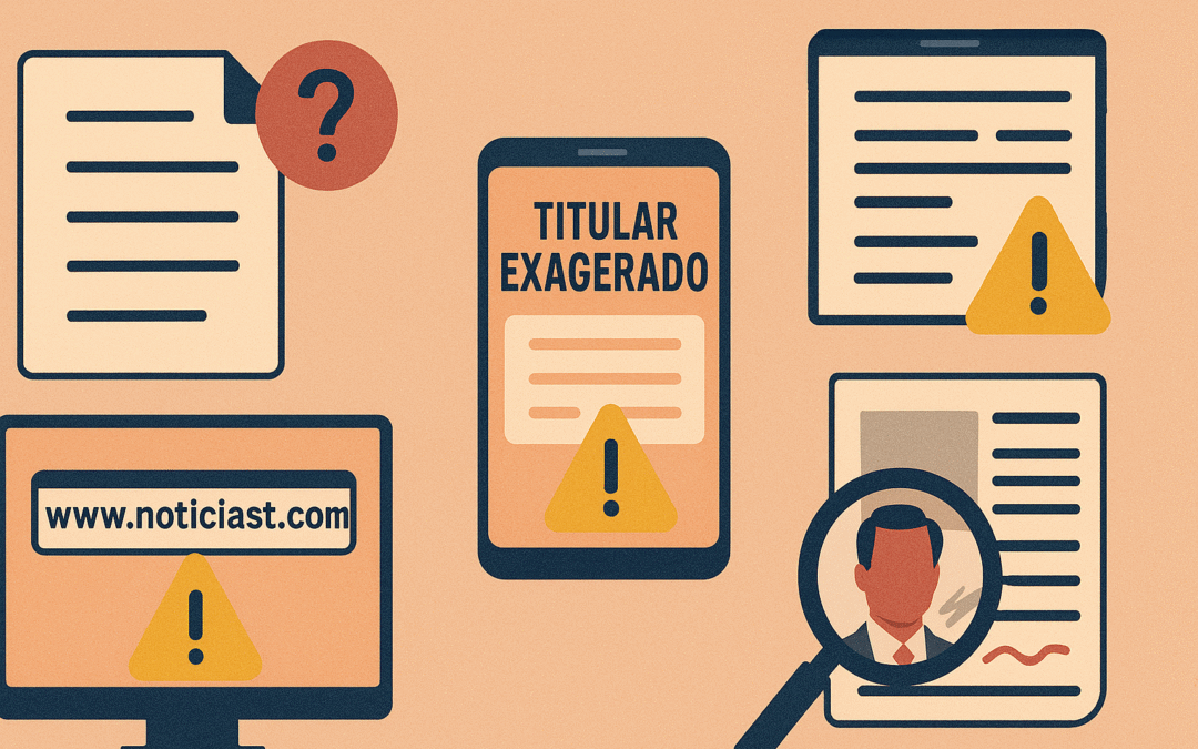 5 señales para detectar si una noticia política es falsa.